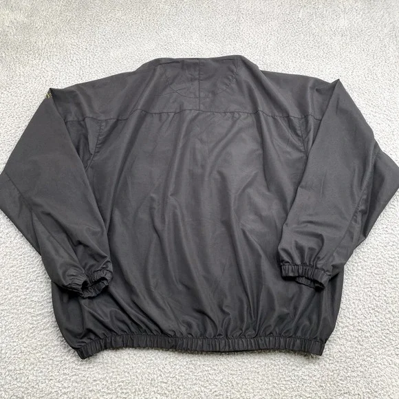 FootJoy FJ Jacket Mens XL Black Pullover Windbreaker Golf Golfer Performance - Picture 2 of 13